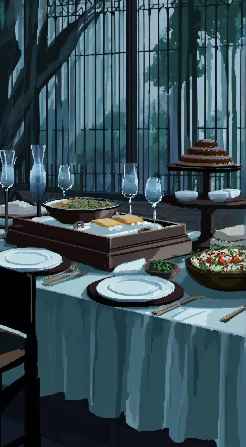 ai character: MHA Thanksgiving background