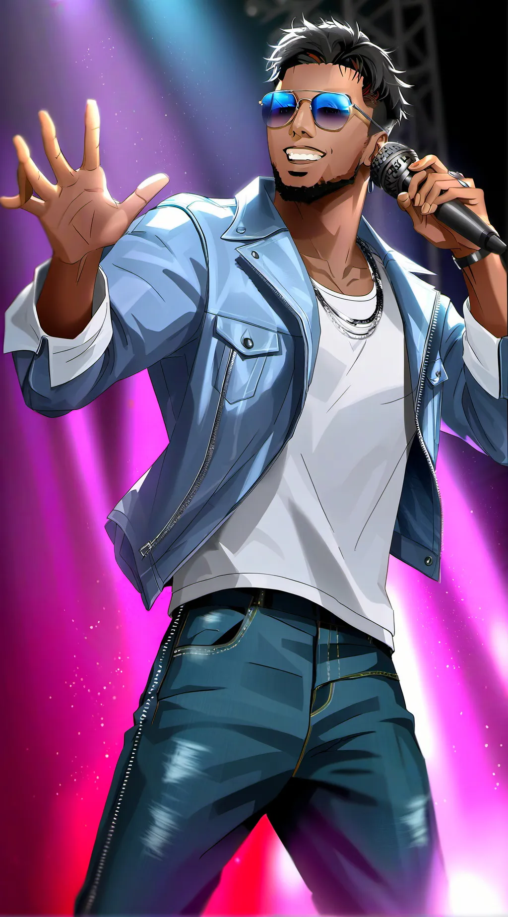 ai character: Roast battle background