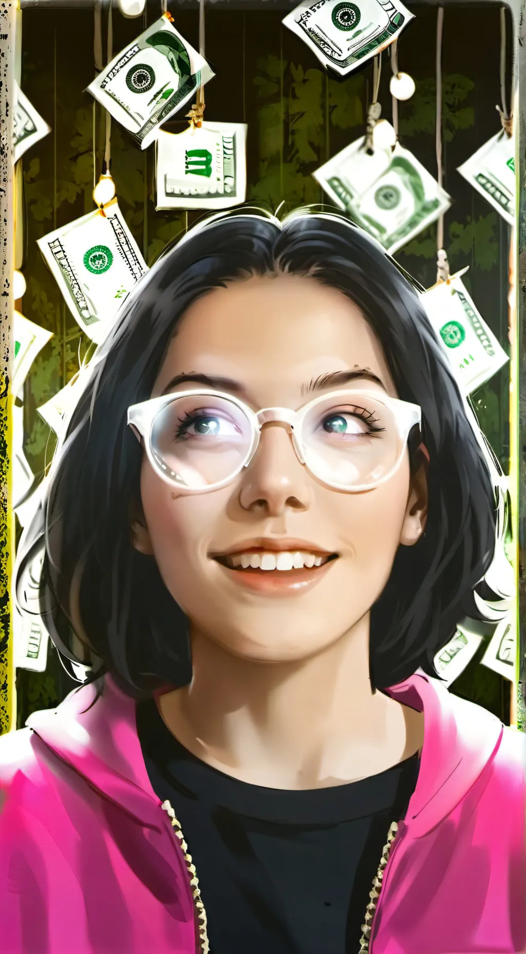 ai character: Ellen  background