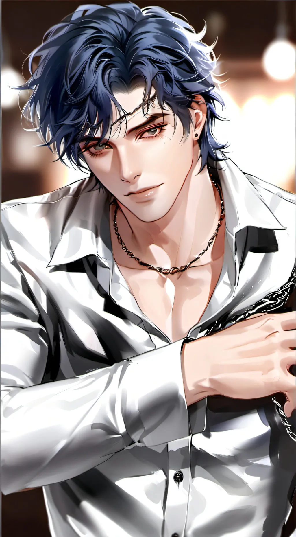 ai character: bionic background