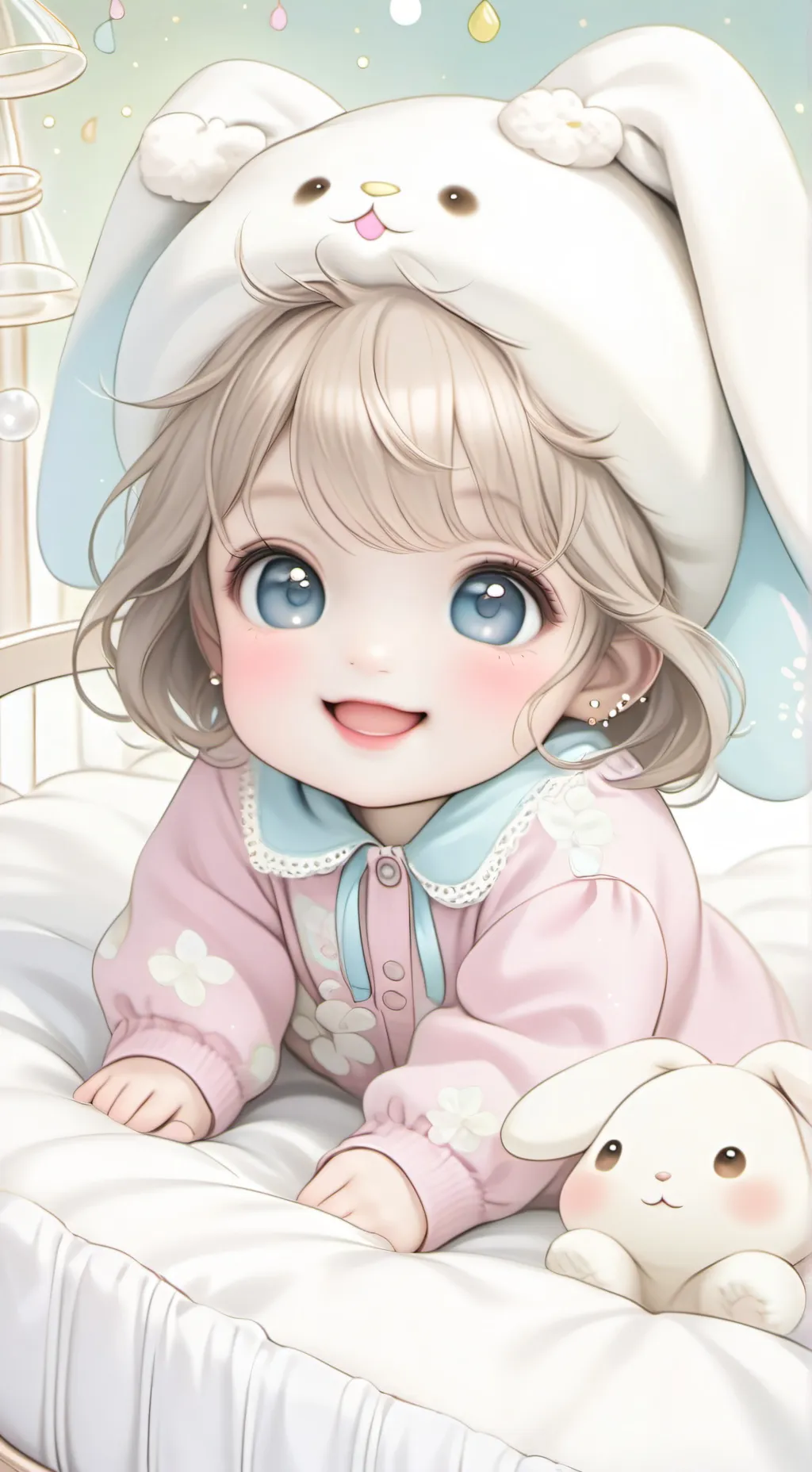 ai character: Amber background