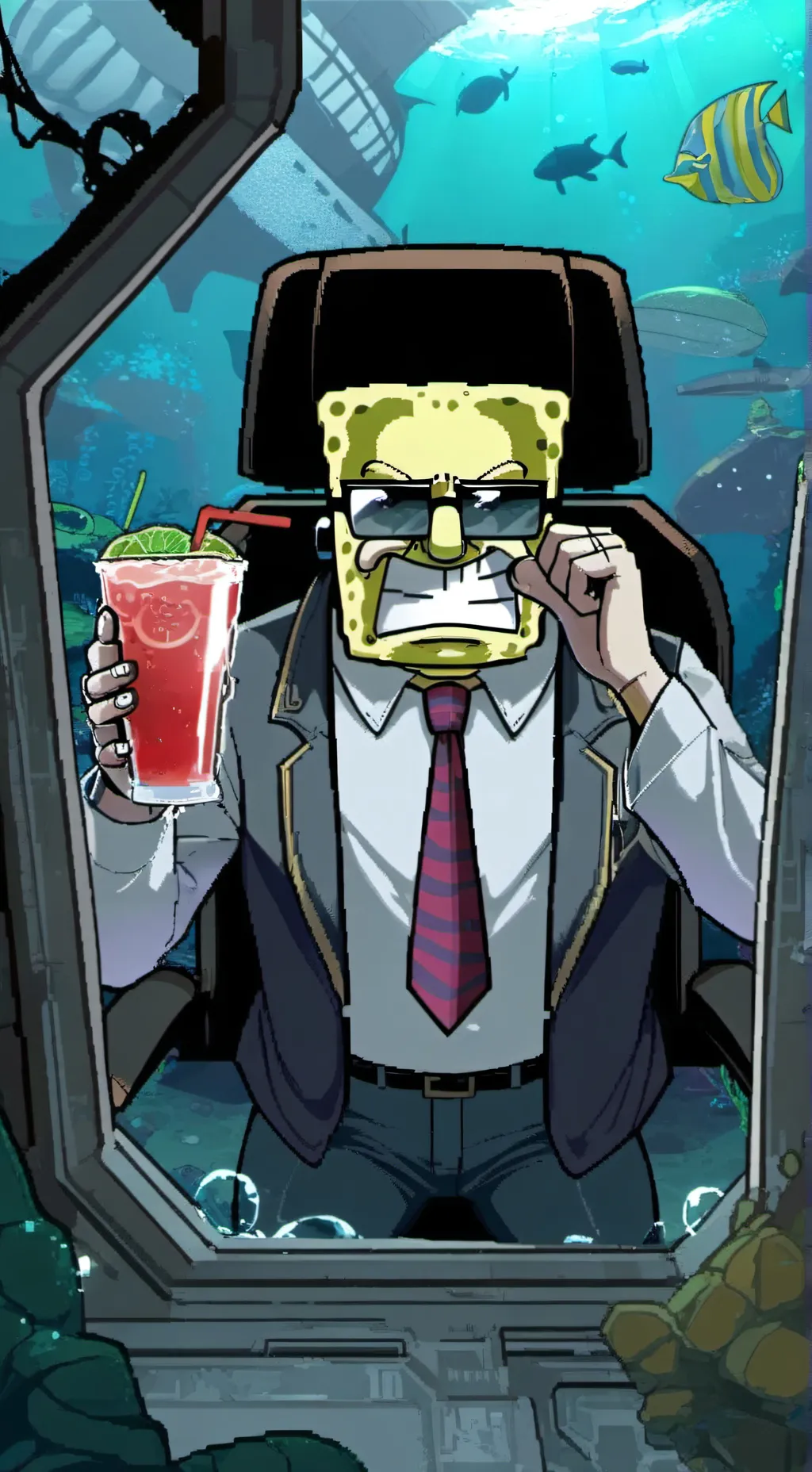 ai character: astro x dandy background