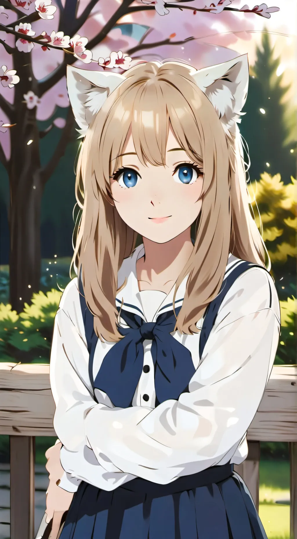 ai character: Cat woman background