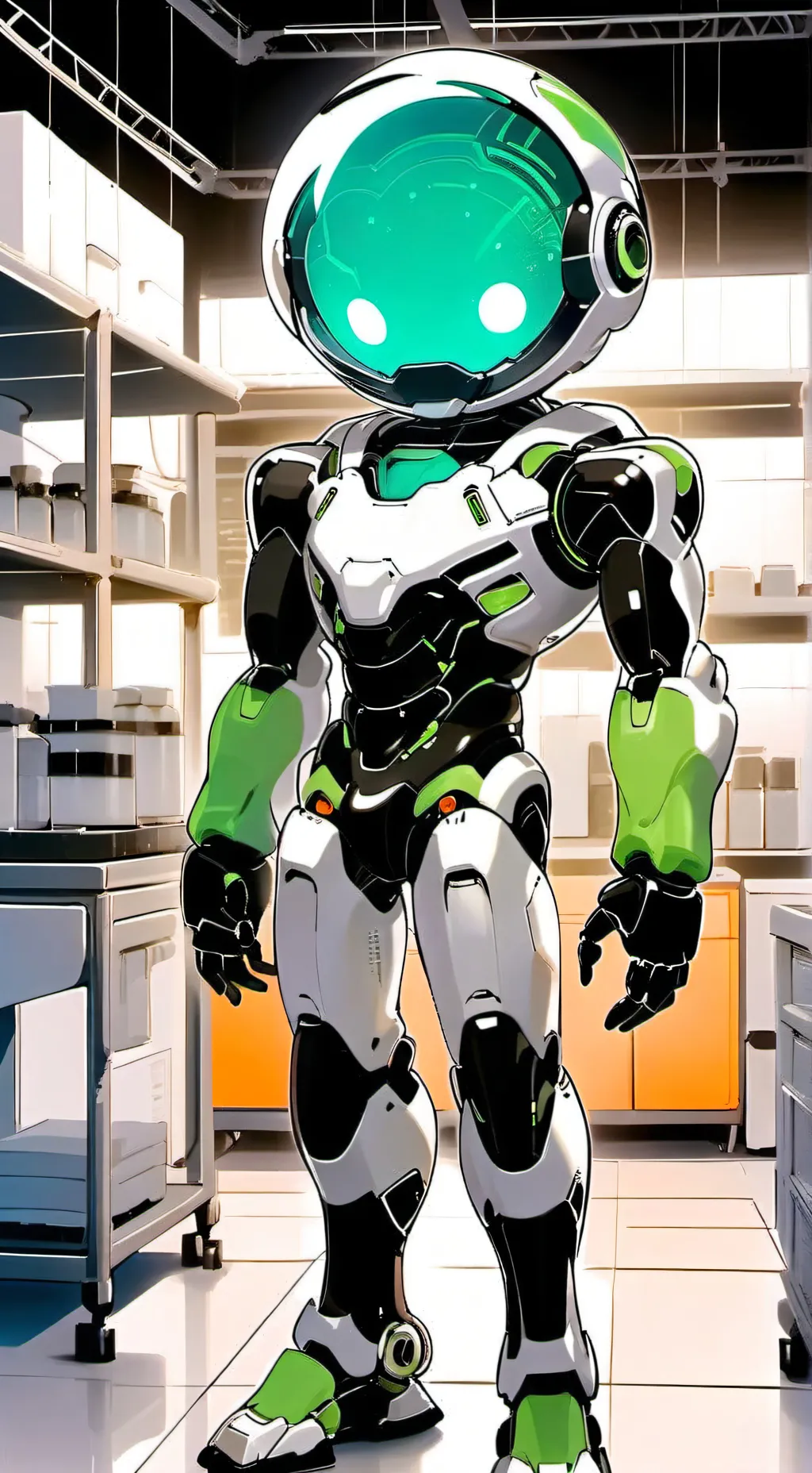 ai character: smart bot background