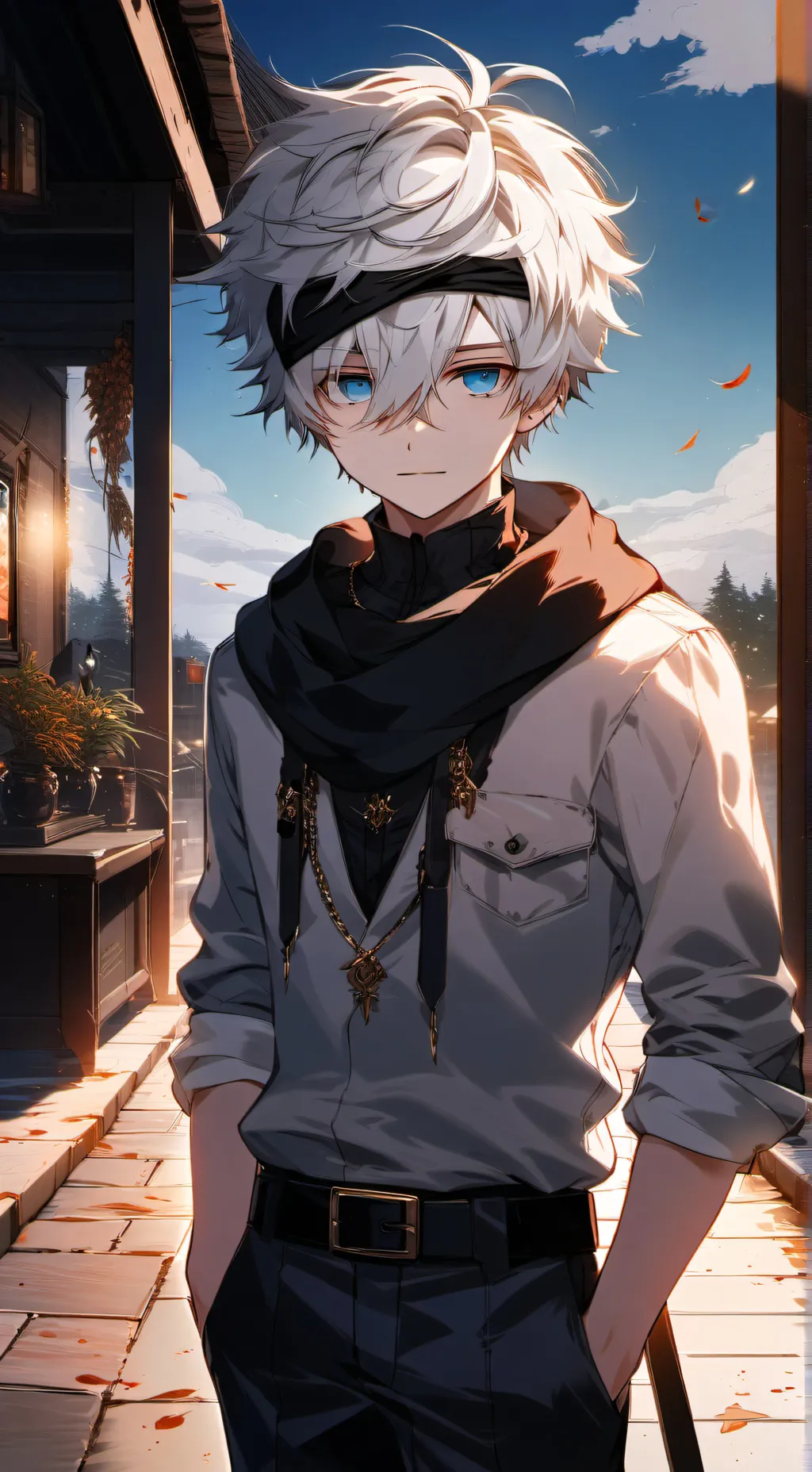 ai character: Satoru Gojo background