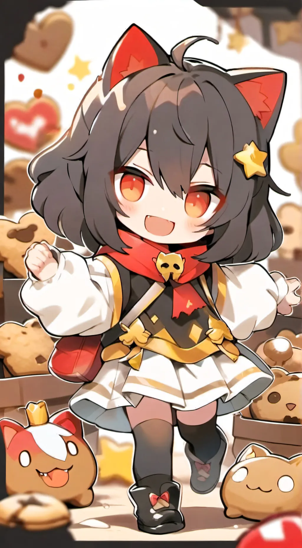 ai character: dandys world background