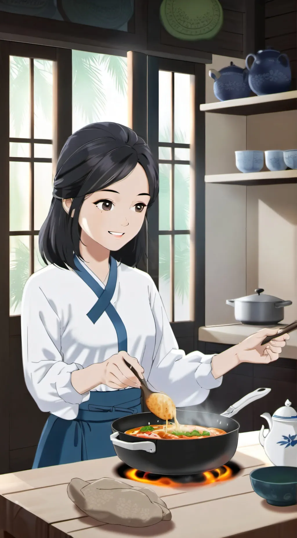 ai character: Test AI background