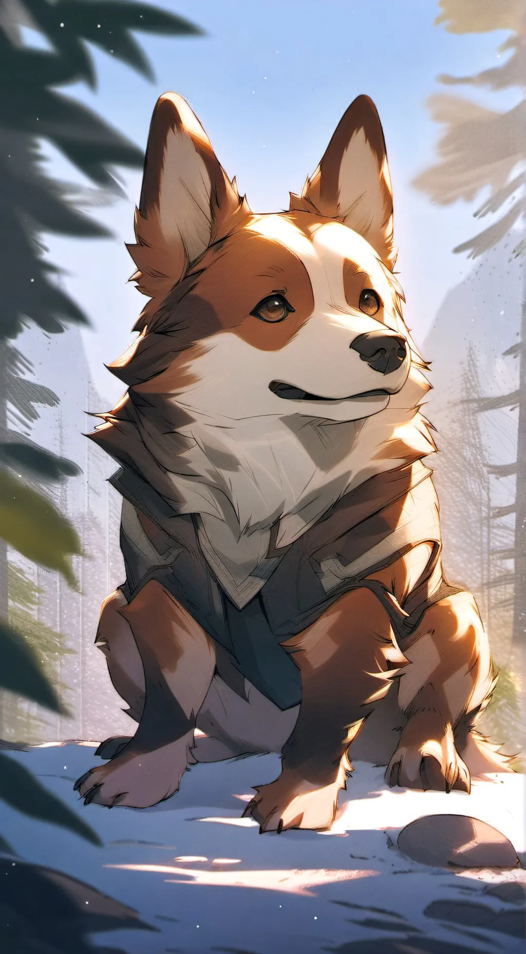 ai character: hi background