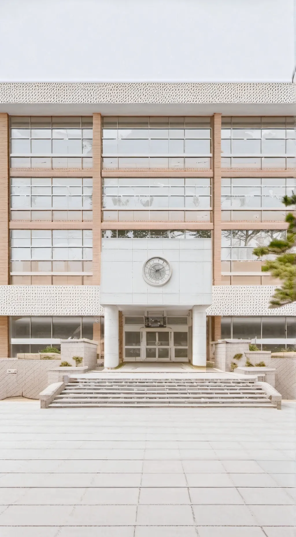 ai character: Korean school  background