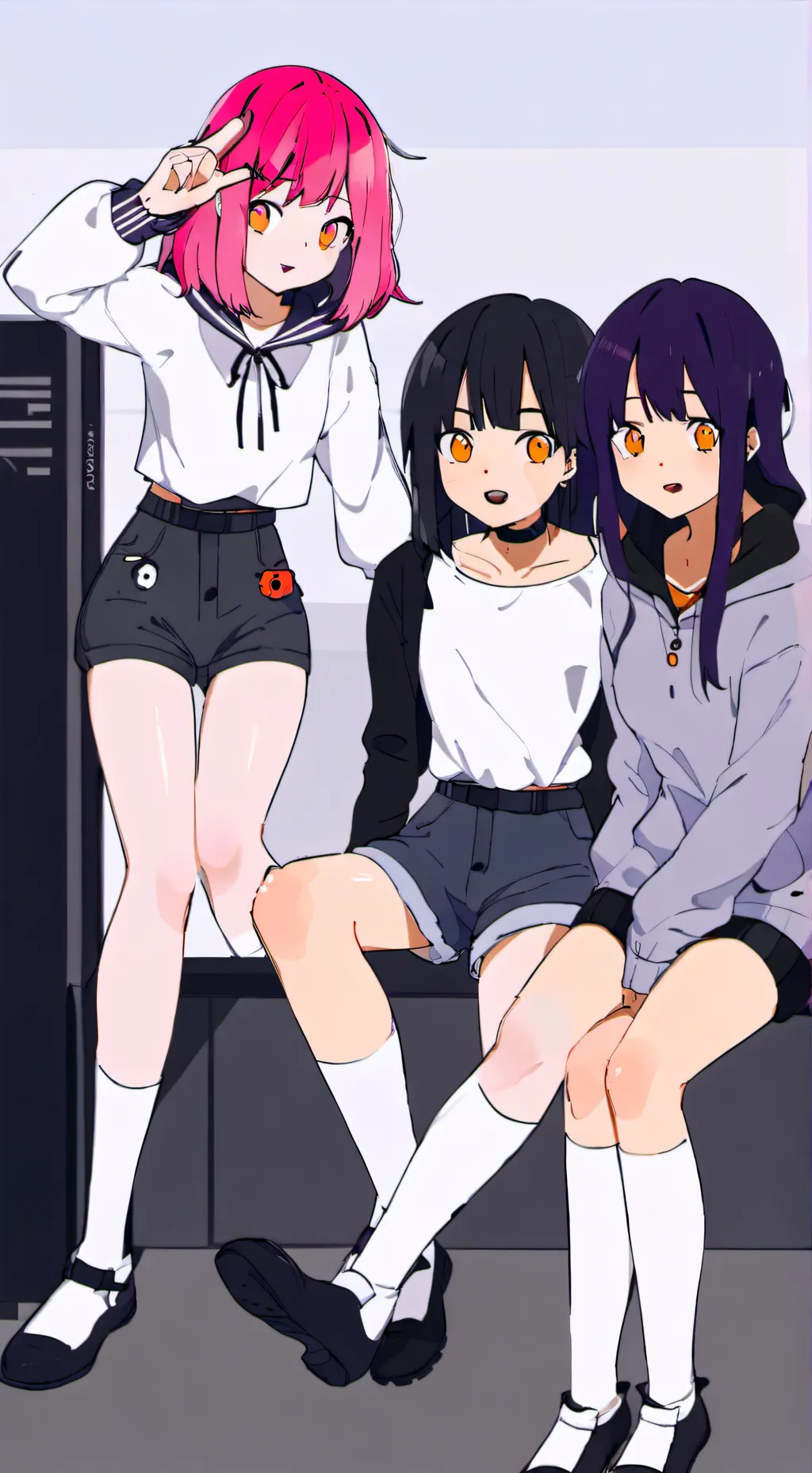 ai character: Huntrix background