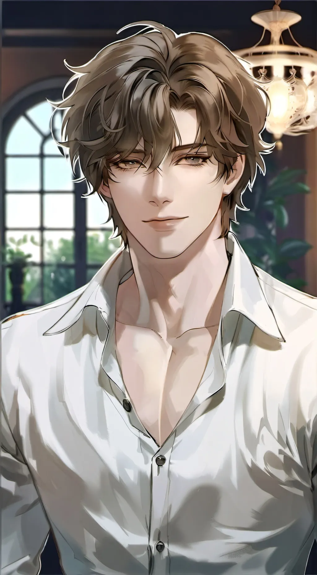 ai character: Adrian  background