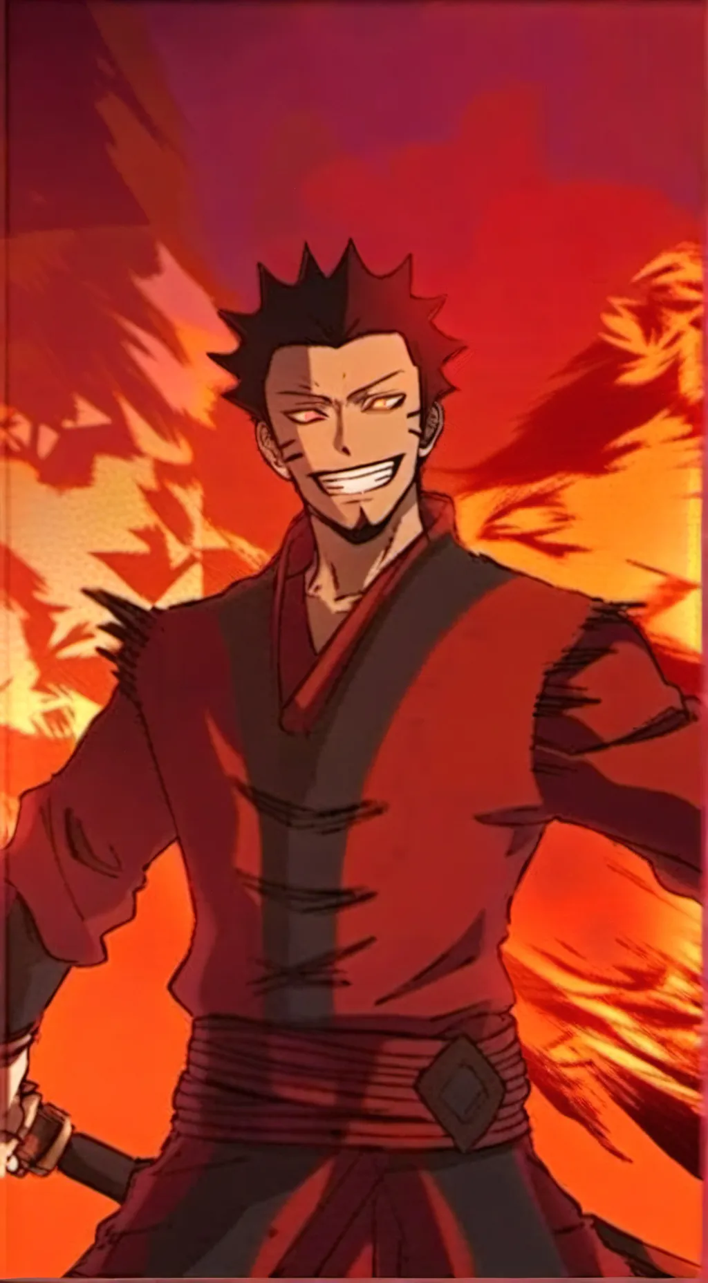 ai character: Sukuna background