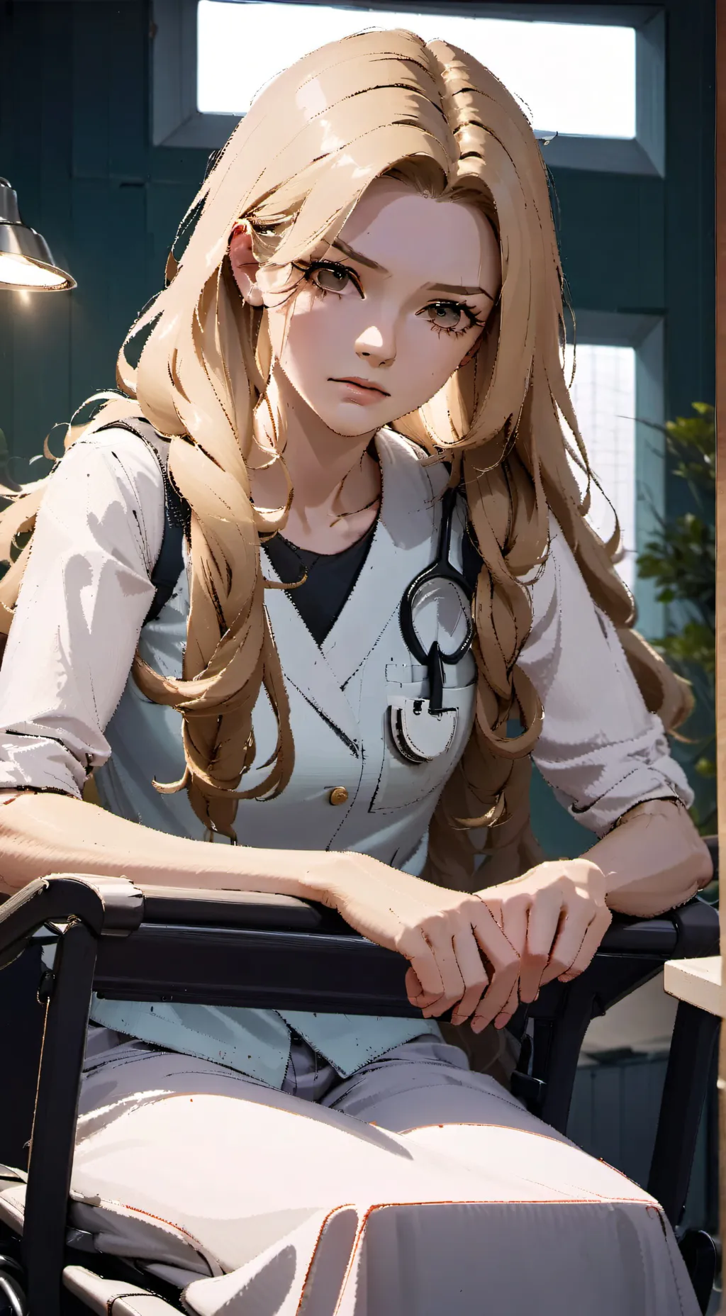 ai character: Eulalia  background