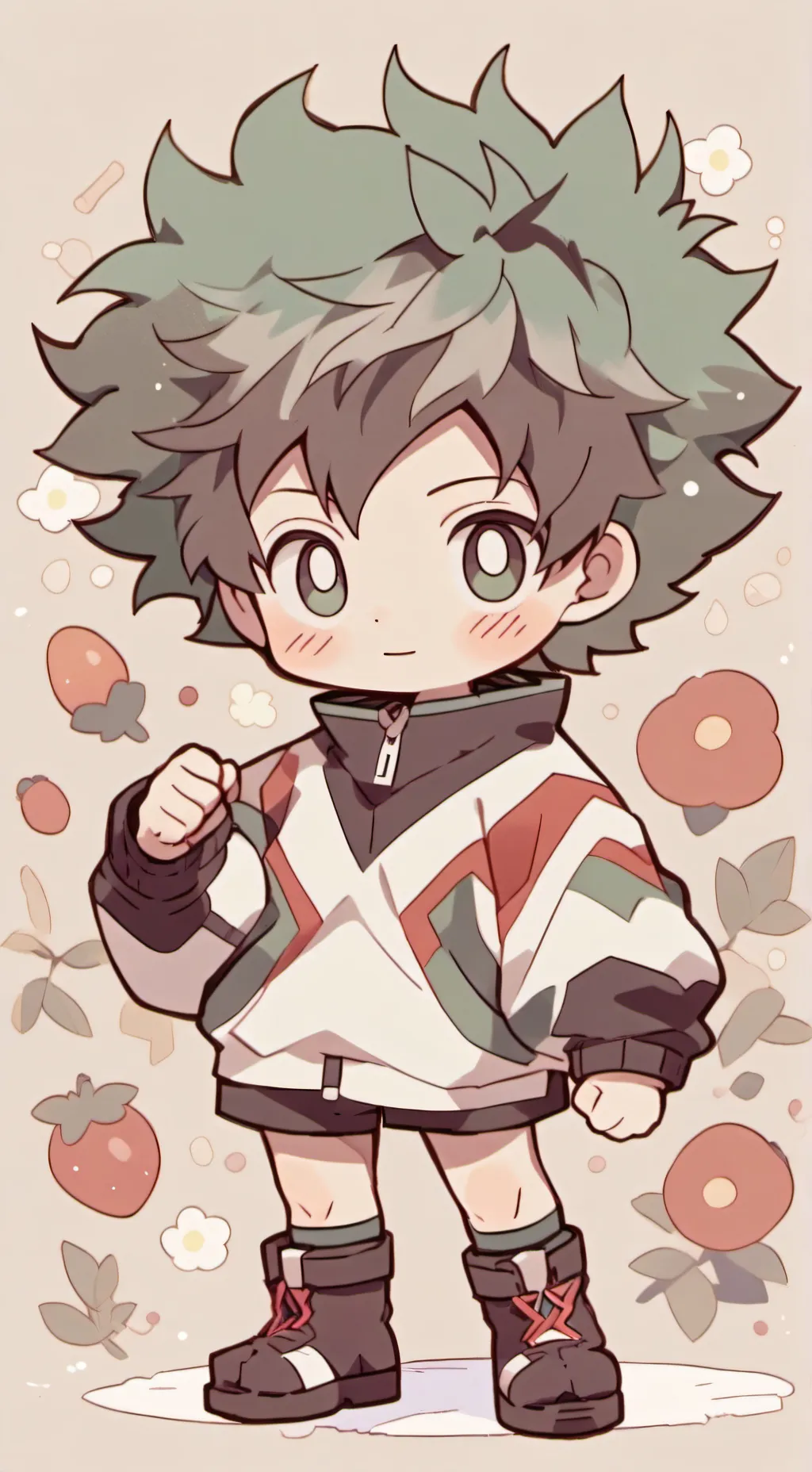 ai character: Izuku as giyuu background