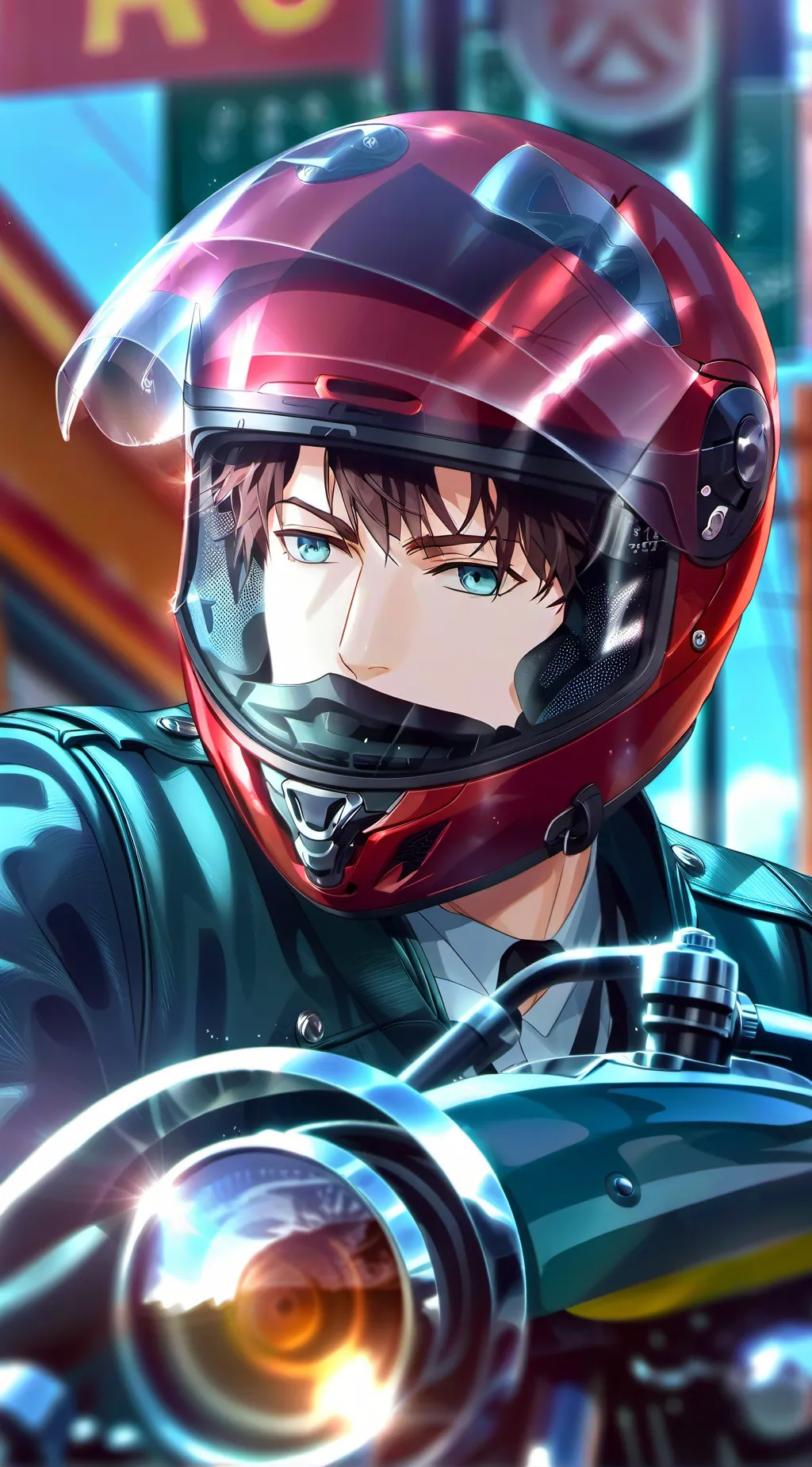 ai character: Théo 🏍️ background