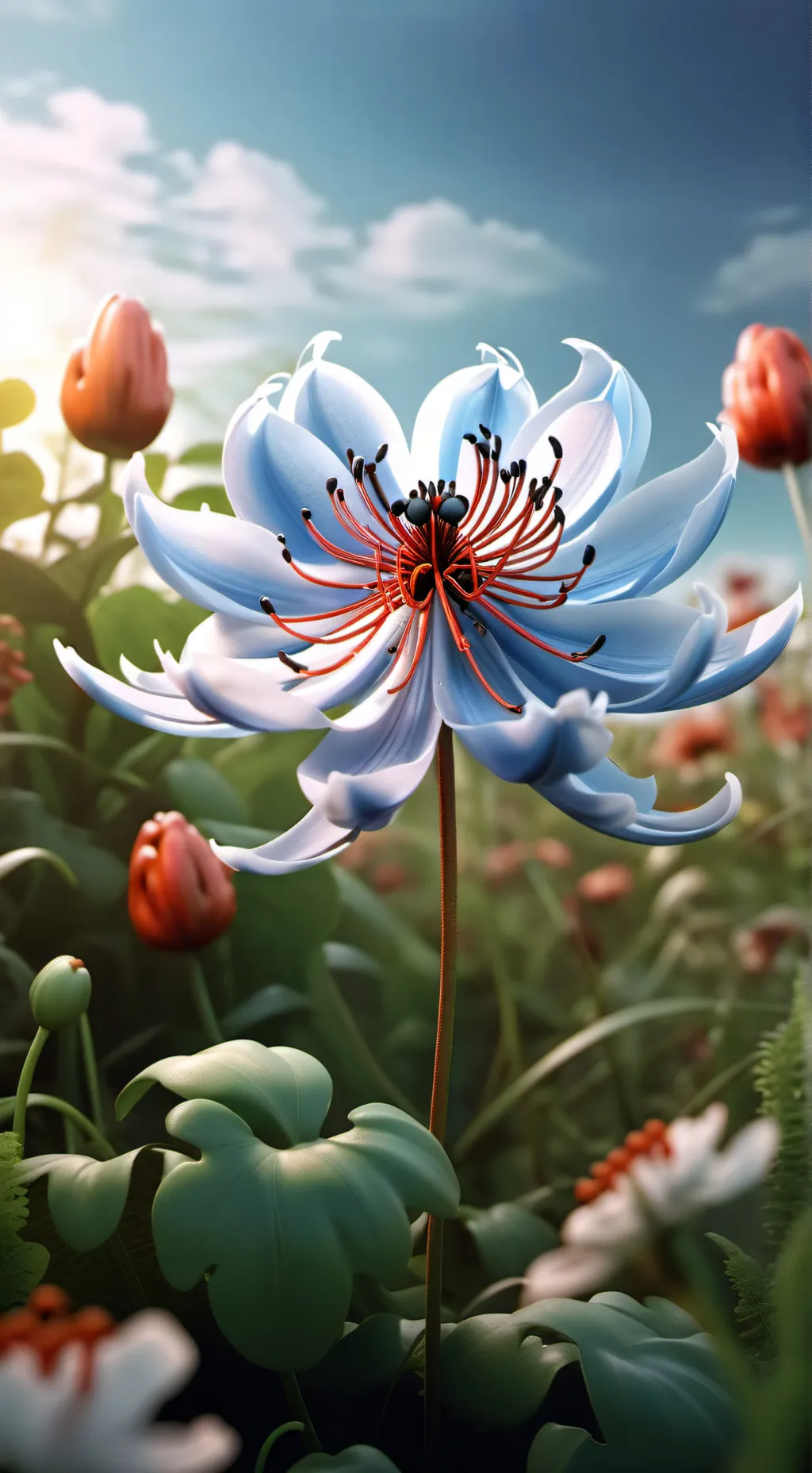 ai character: Mha moth au background