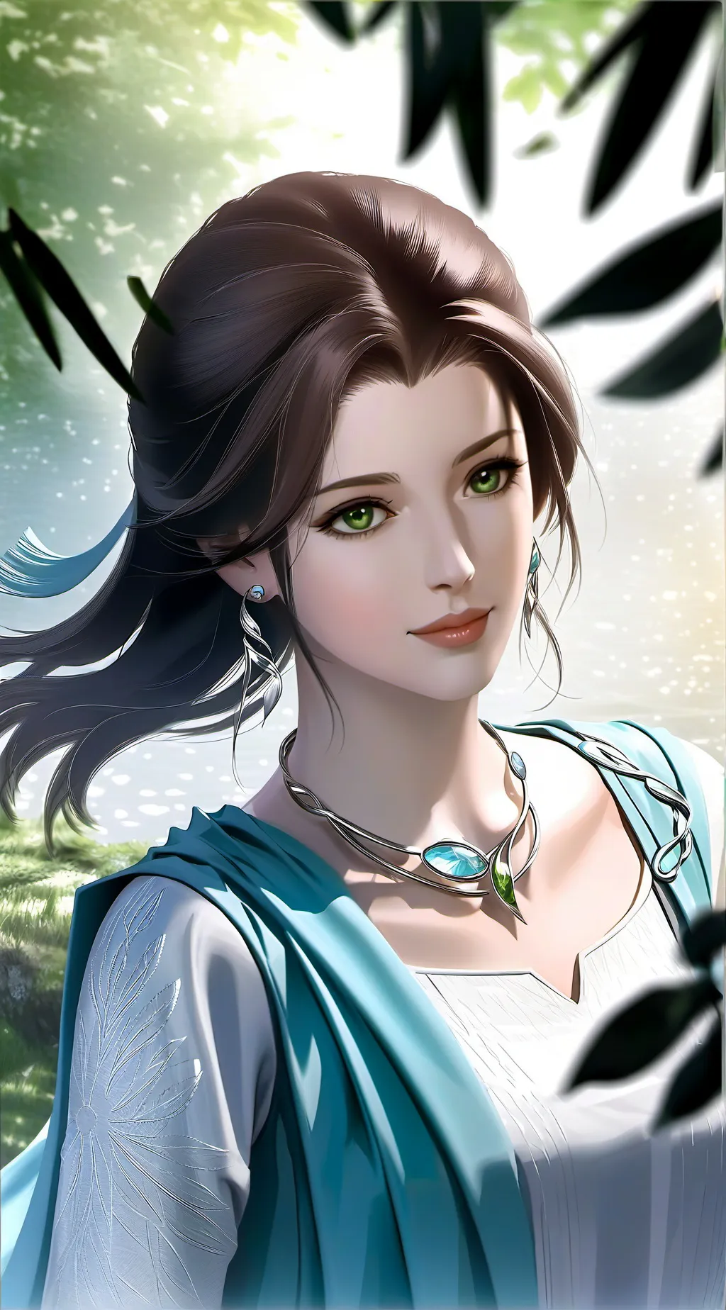 ai character: impressing background