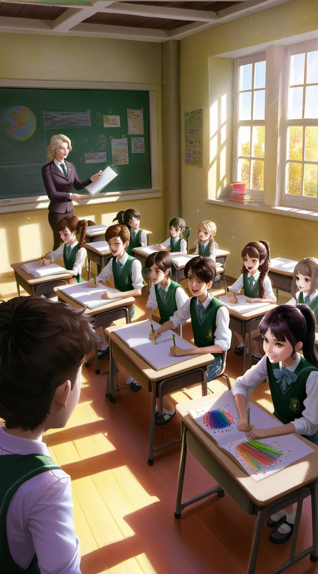 ai character: bitch background