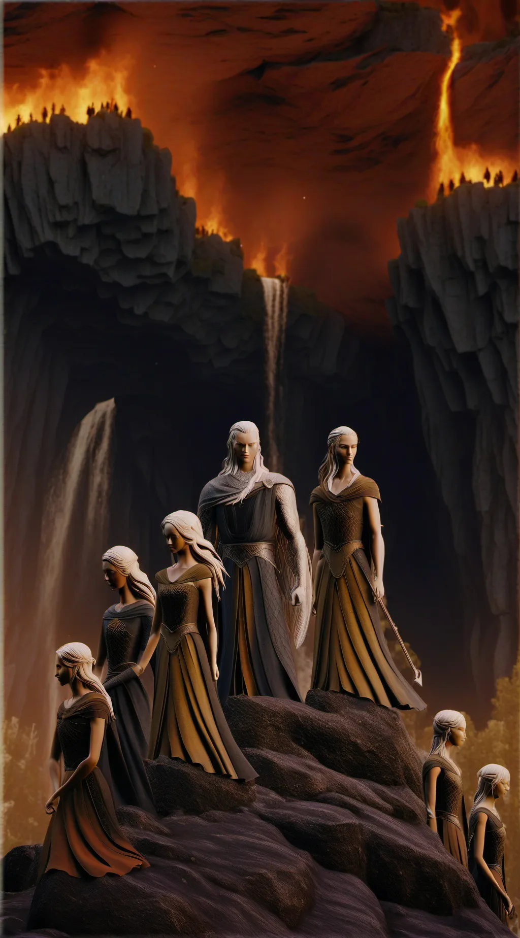 ai character: 99 nights forest background