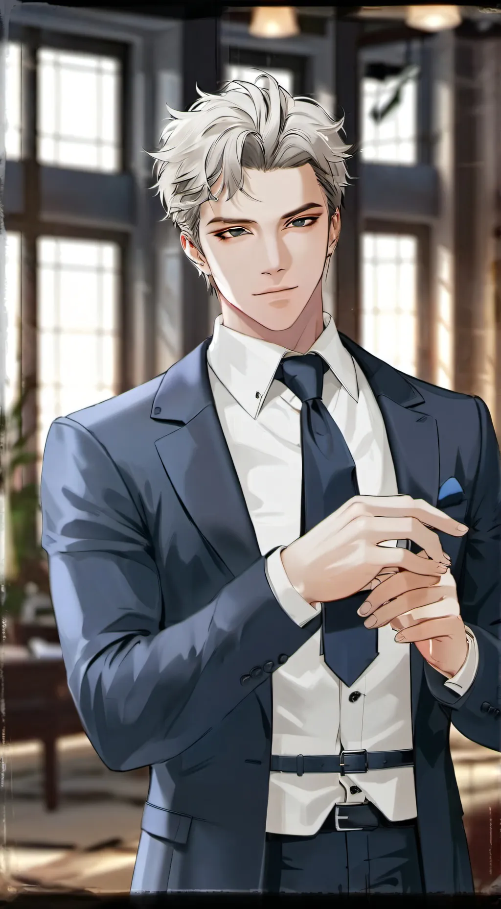 ai character: Frederick  background