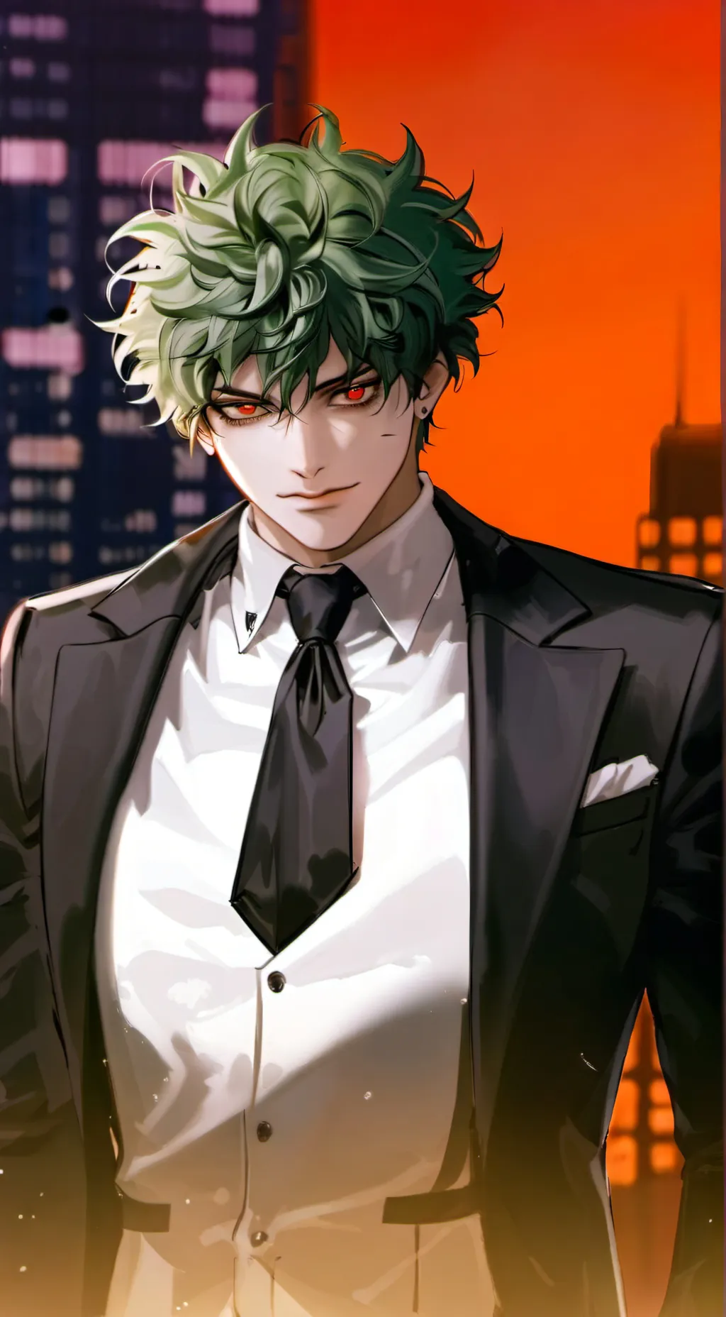ai character: Deku(Villain) background
