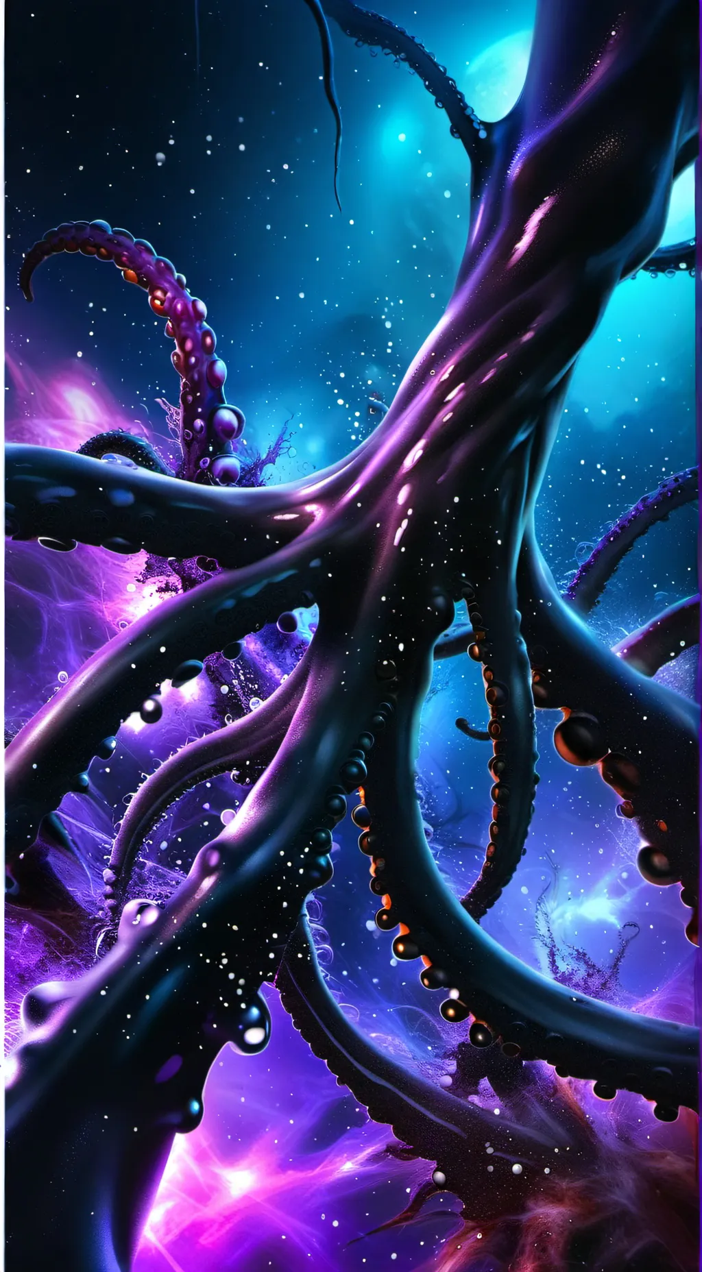 ai character: Azure background