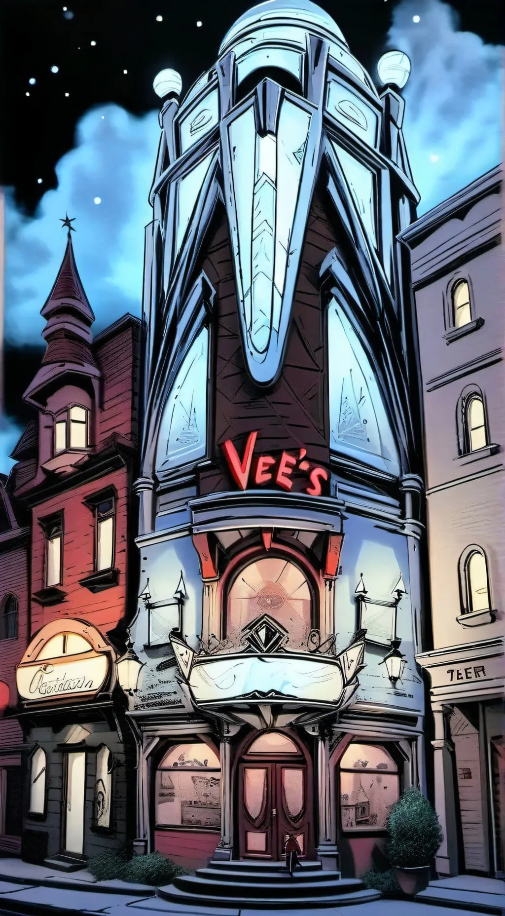 ai character: The Aftermath background