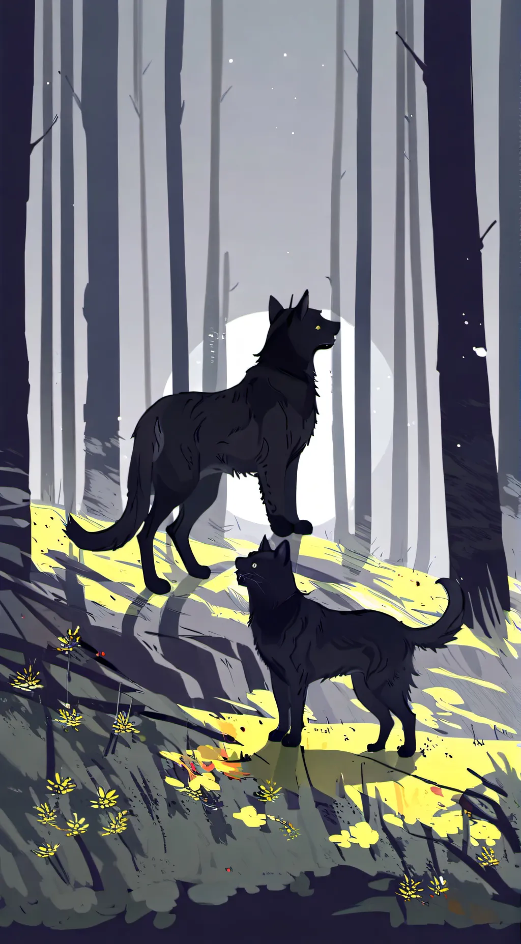 ai character: warrior cats!!!!!! background