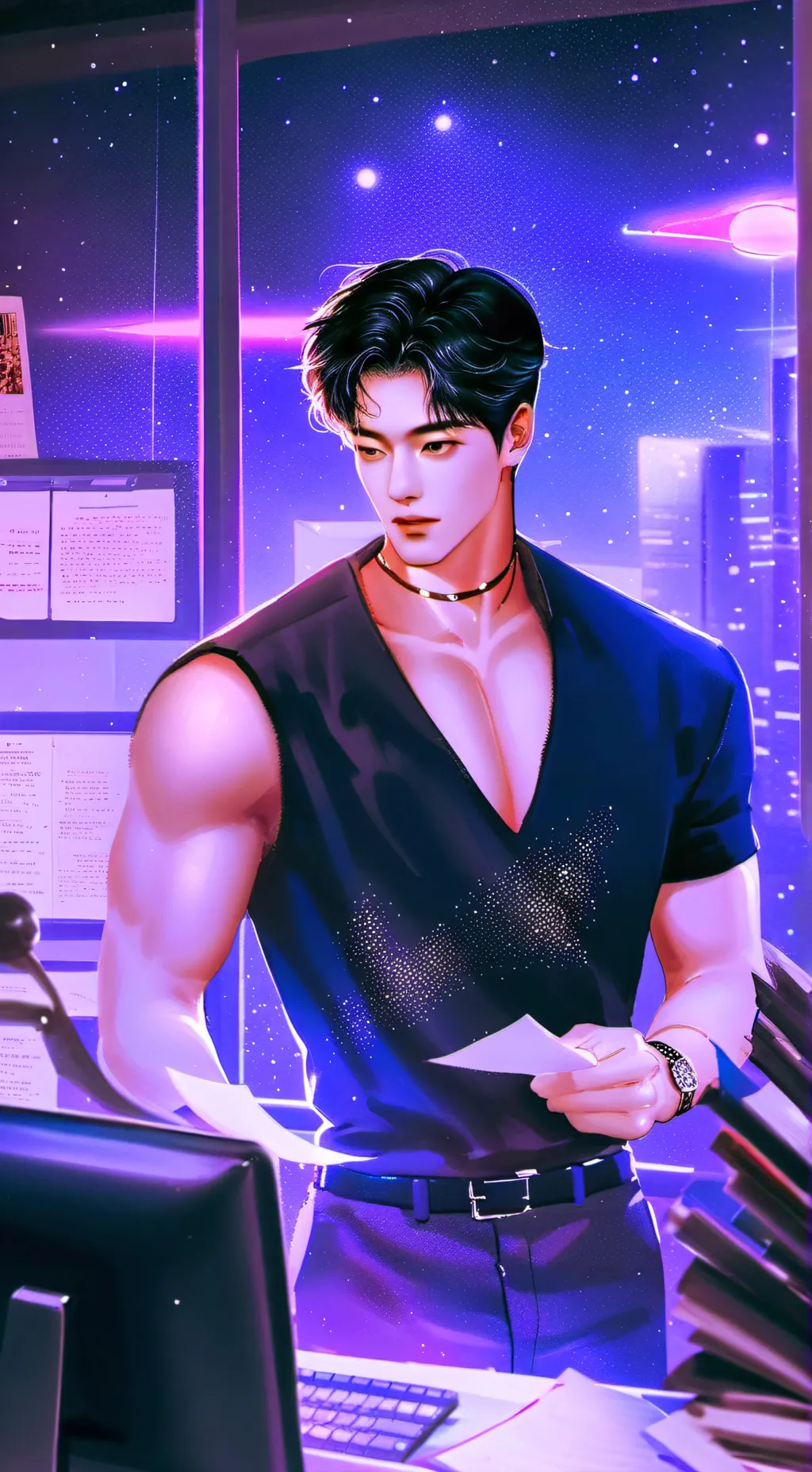 ai character: Xander background