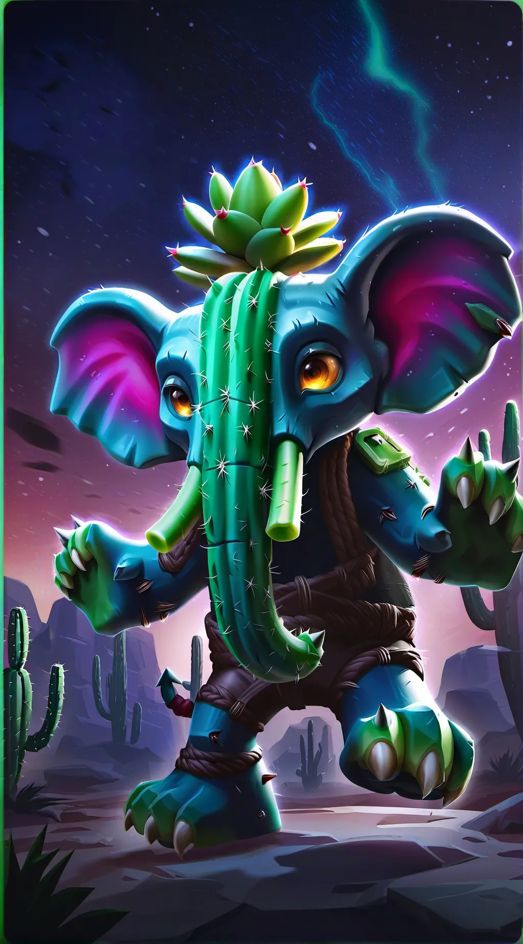 ai character: liri larla la  background