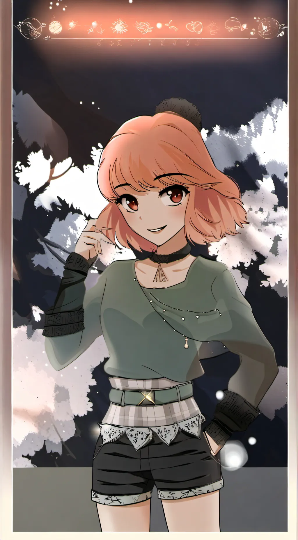 ai character: Bailey  background