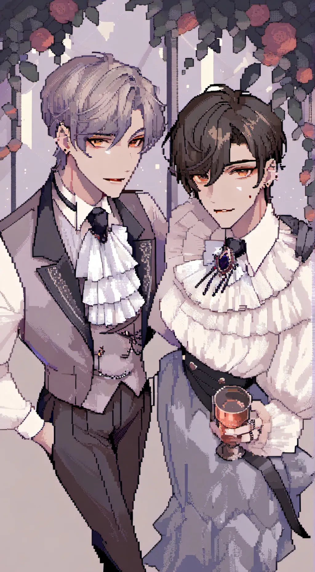 ai character: Ein꙳ & Salish꙰ background