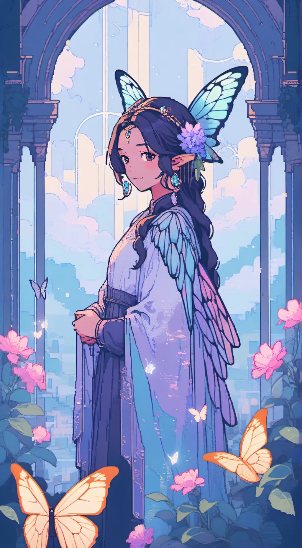 ai character: Grace background