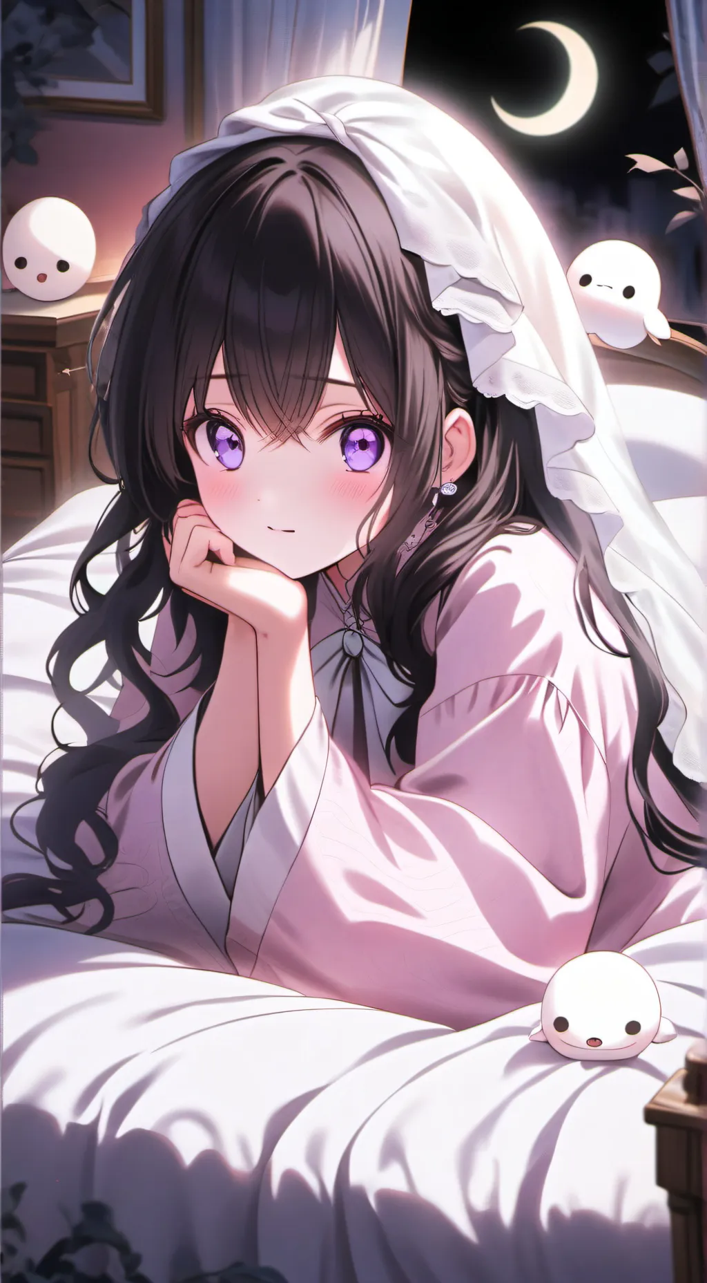 ai character: putri(pontianak) background