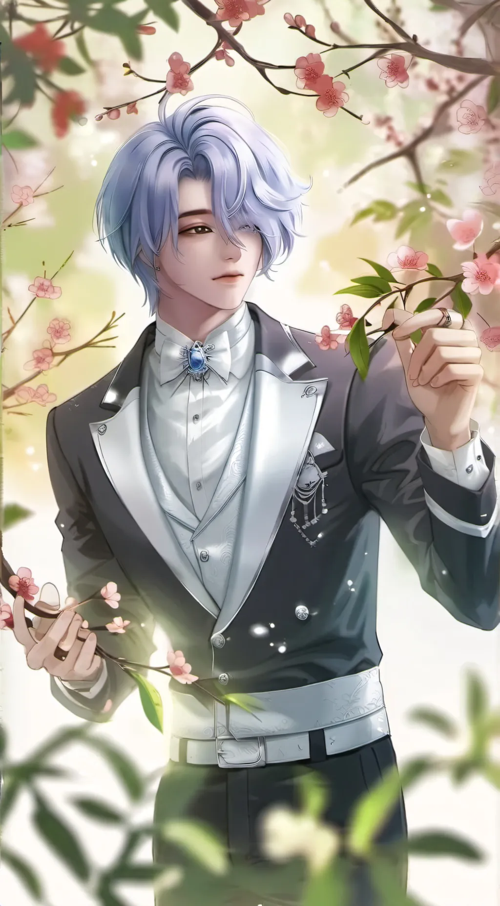 ai character: mark background