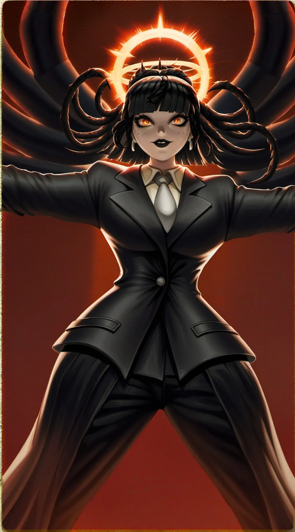 ai character: 🔪👁️ phanuel 👁️🔪 background