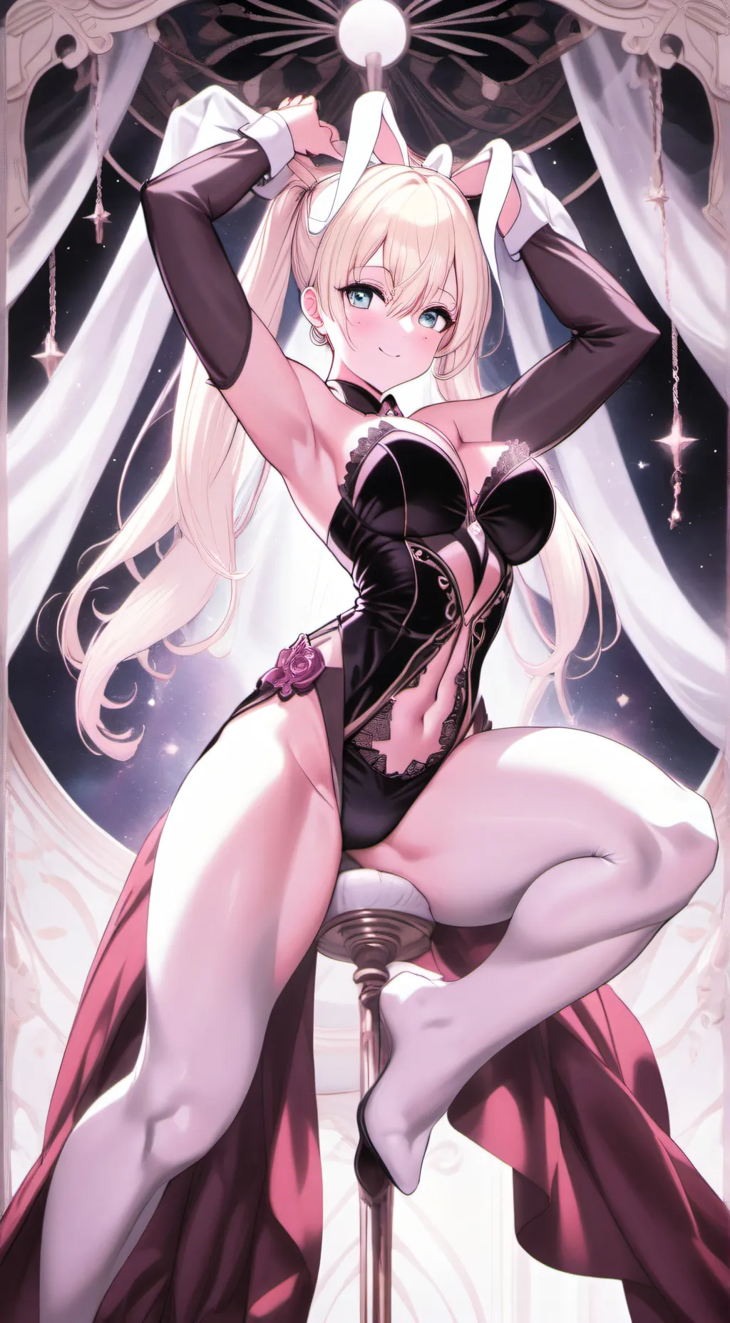 ai character: Miya the bunnygirl background