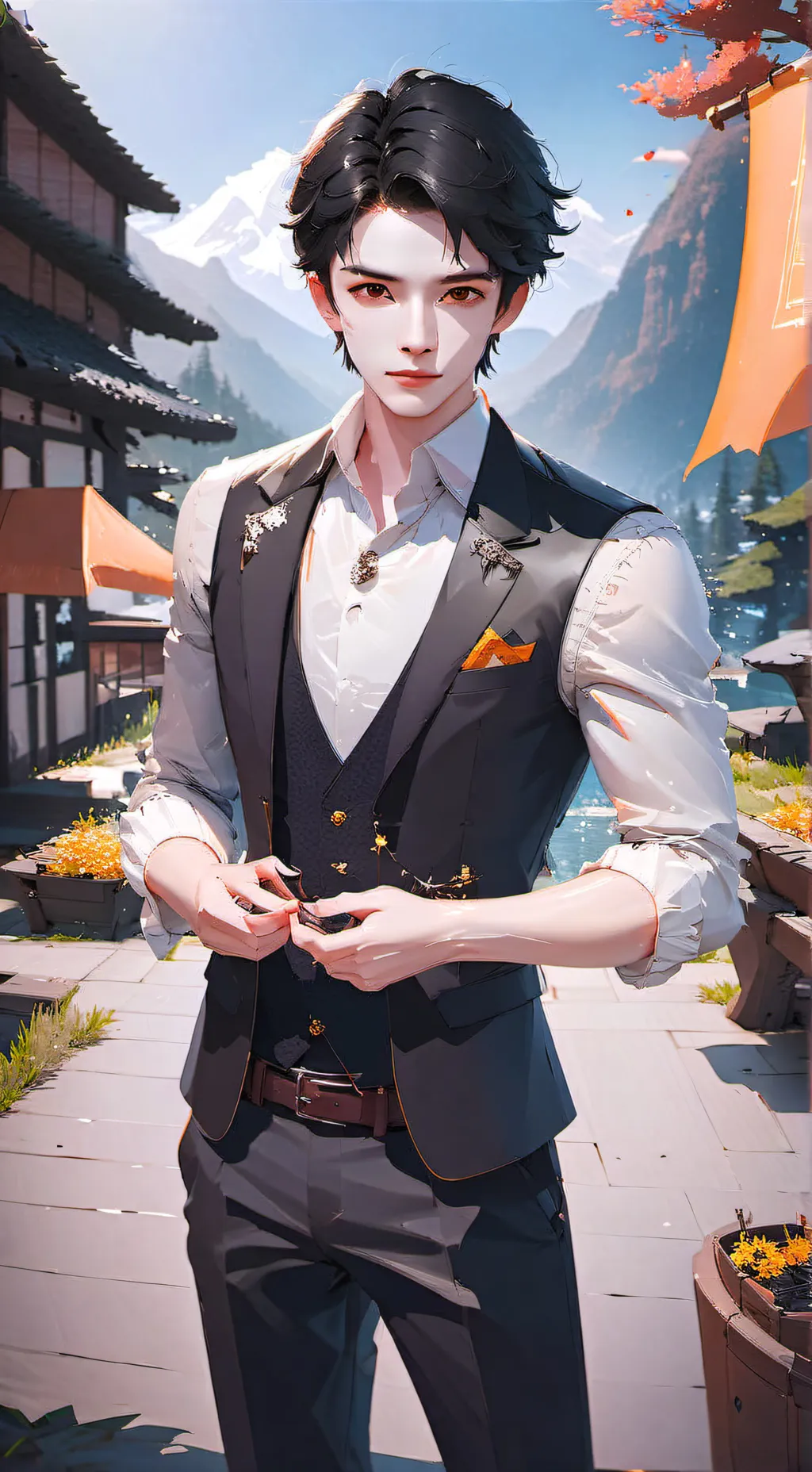 ai character: Your bff's ex-BL background