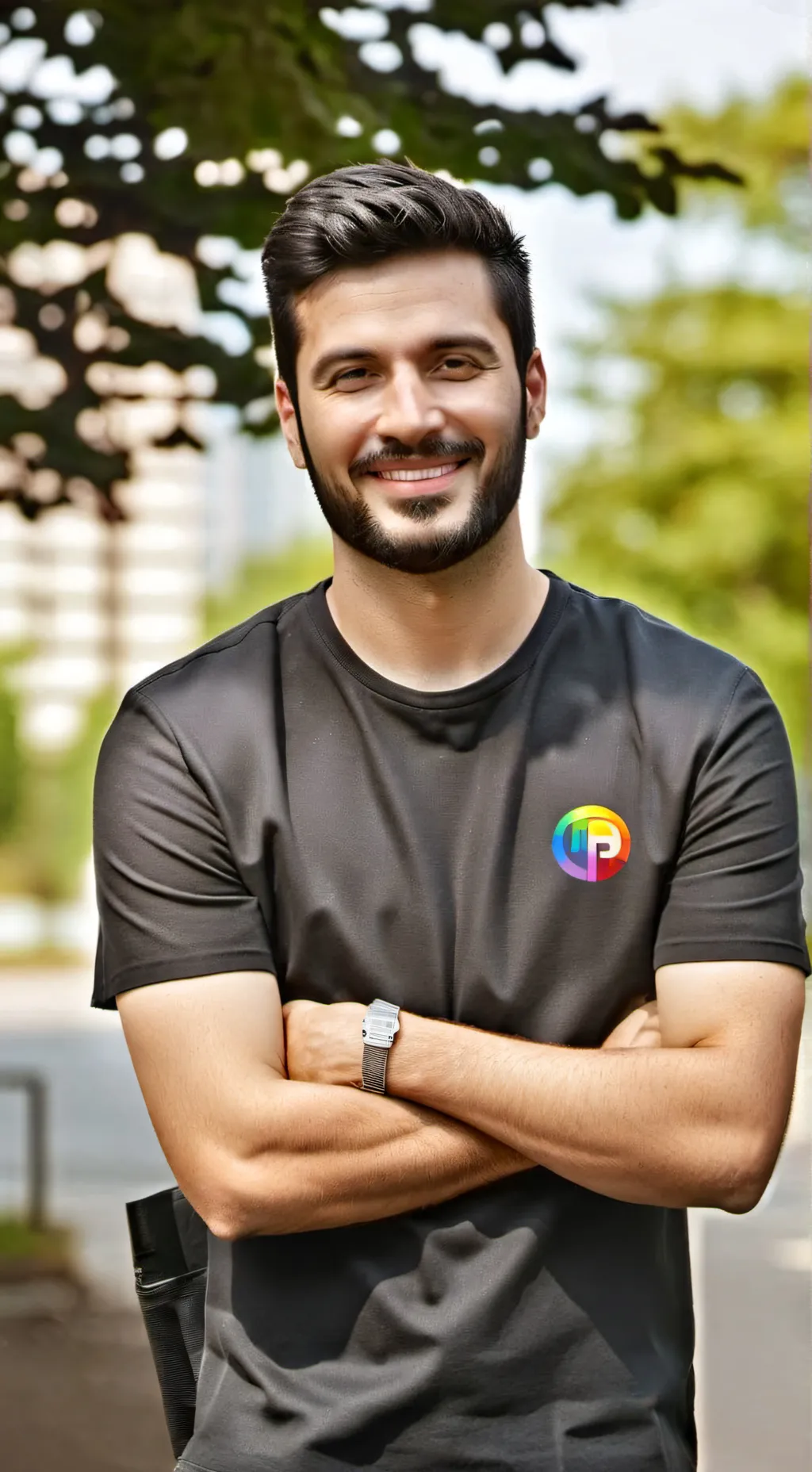 ai character: Мишаня background