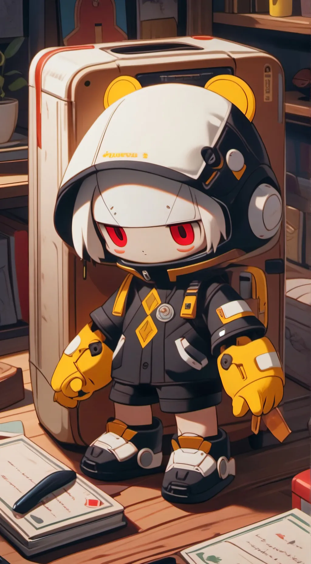 ai character: FNAF X MD 💀 background