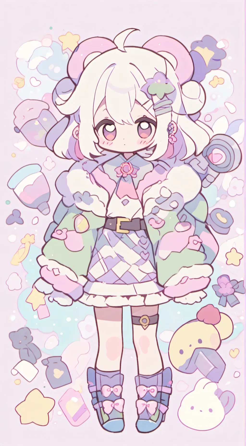 ai character: ☆~🤍Kiki🤍~☆ background