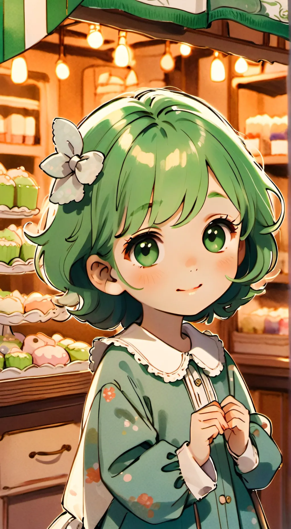 ai character: Tua figlia Luna background