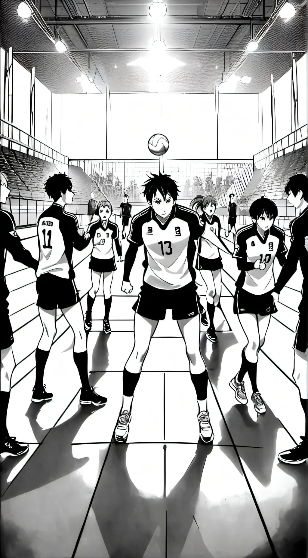ai character: Haikyuu <3 background