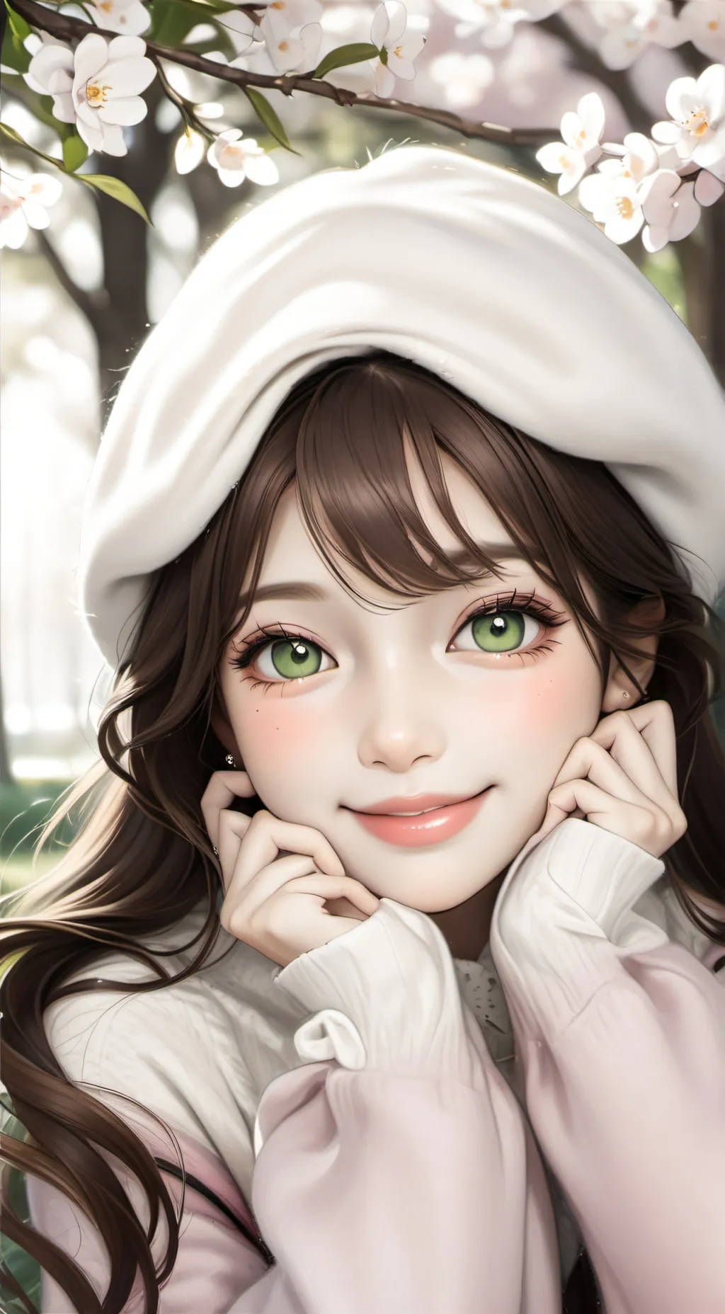 ai character: Alya and urs kid background