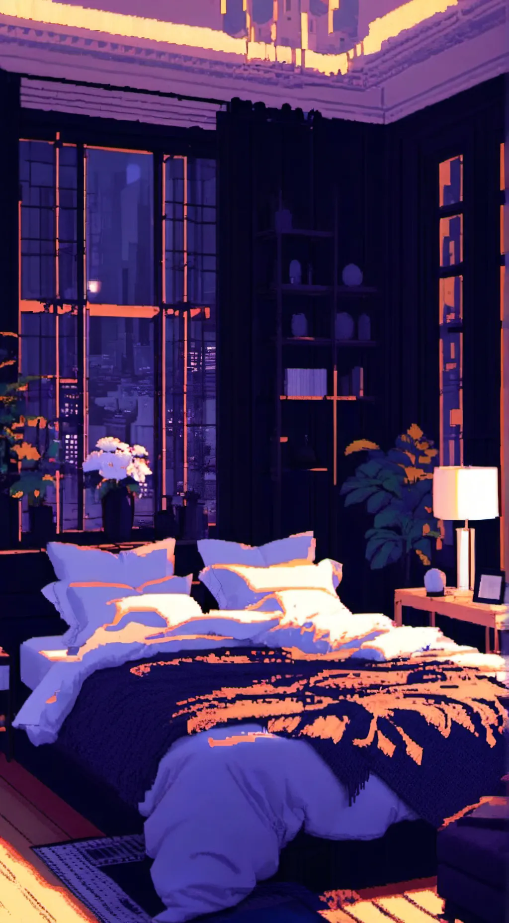 ai character: sleepover! background