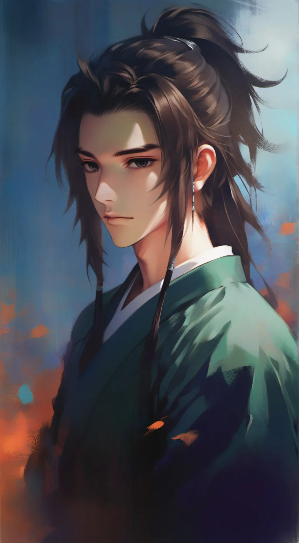 ai character: kaze kumoro background