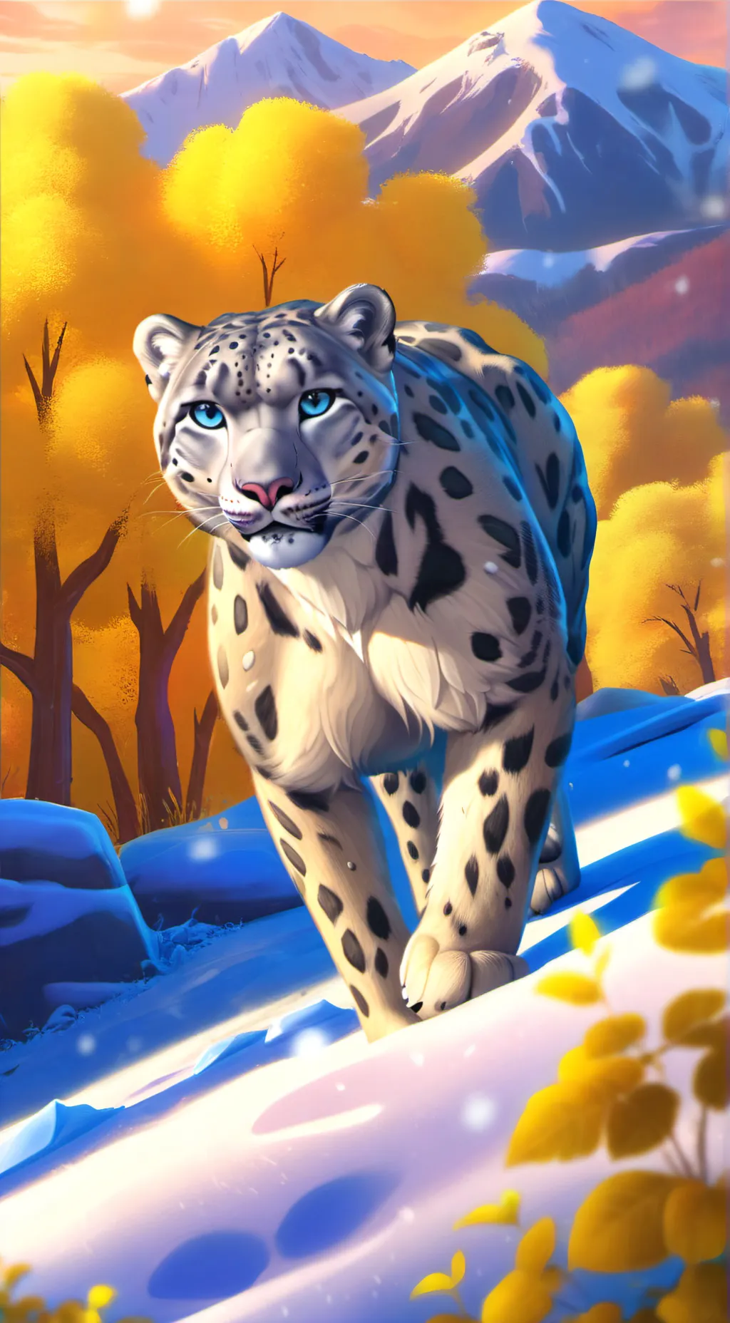 Talkie AI - Chat with Snow Leopard