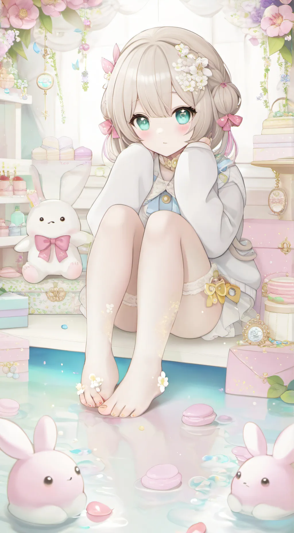 ai character: Feet background