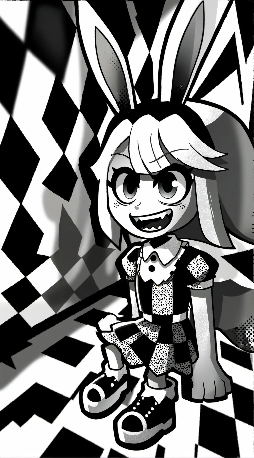 ai character: Cream the rabbit?? background