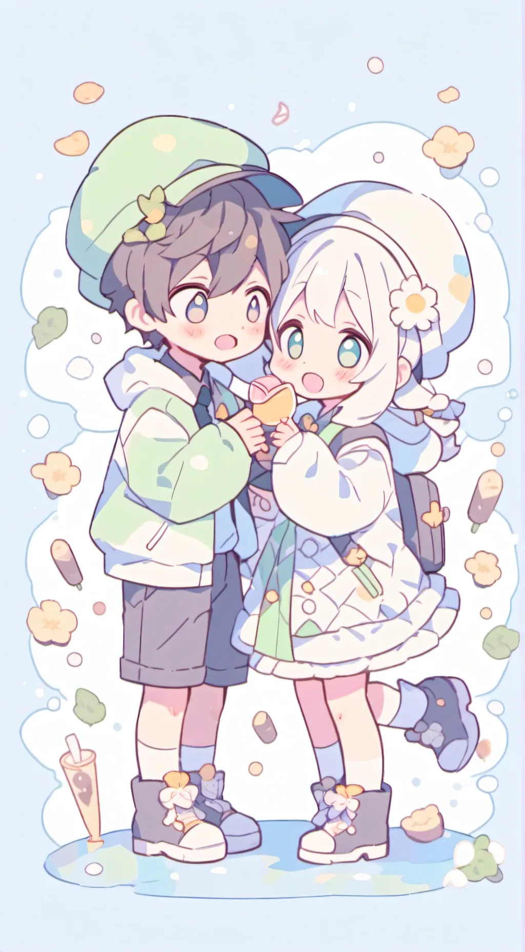 ai character: Moonbasket! background